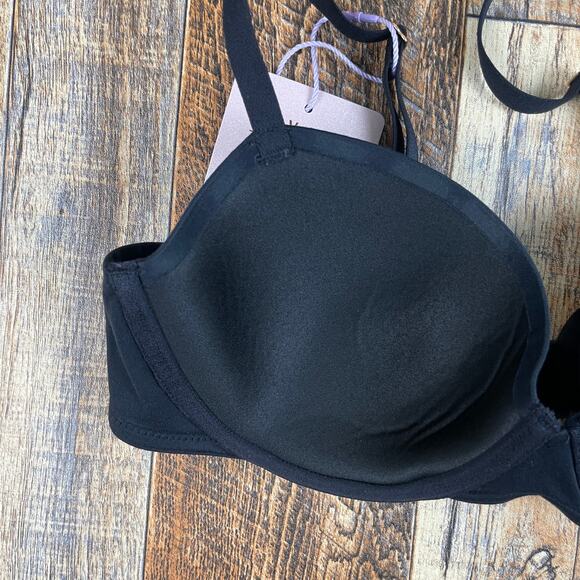 Savage X Fenty by Rihanna Women's 32C Caviar Black Soft N Savage Padded Demi Bra - Picture 11 of 16